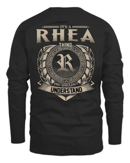 RHEA HH88-K2–Personalized Name Quote Apparel “It’s a/an NAME Thing You Wouldn’t Understand”