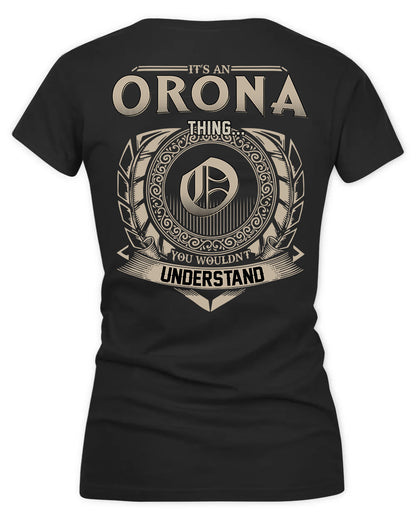 ORONA HH88-K2–Personalized Name Quote Apparel “It’s a/an NAME Thing You Wouldn’t Understand”