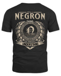 NEGRON HH88-K2–Personalized Name Quote Apparel “It’s a/an NAME Thing You Wouldn’t Understand”