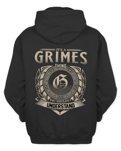 GRIMES HH88-K2–Personalized Name Quote Apparel “It’s a/an NAME Thing You Wouldn’t Understand”