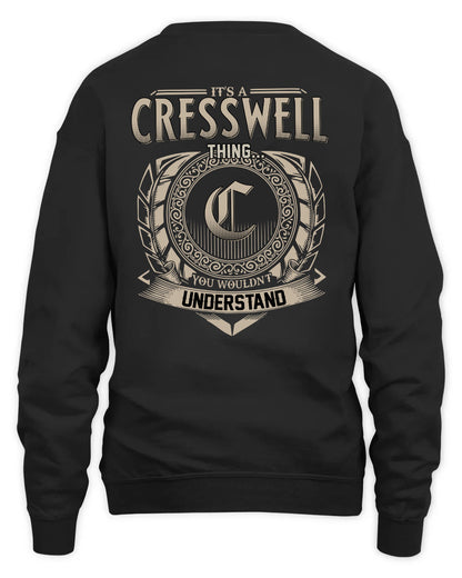 CRESSWELL HH88-K2–Personalized Name Quote Apparel “It’s a/an NAME Thing You Wouldn’t Understand”