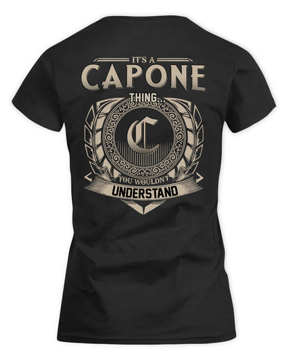 CAPONE HH88-K2–Personalized Name Quote Apparel “It’s a/an NAME Thing You Wouldn’t Understand”