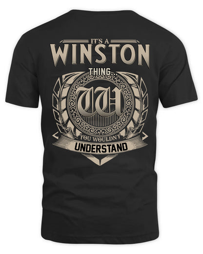 WINSTON HH88-K2–Personalized Name Quote Apparel “It’s a/an NAME Thing You Wouldn’t Understand”