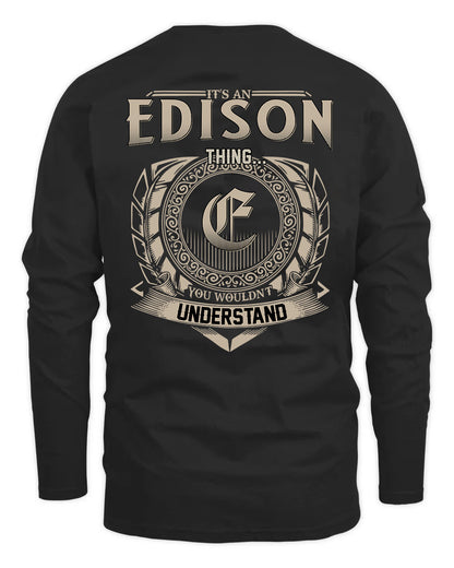 EDISON HH88-K2–Personalized Name Quote Apparel “It’s a/an NAME Thing You Wouldn’t Understand”