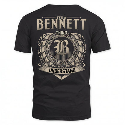 BENNETT HH88-K2–Personalized Name Quote Apparel “It’s an NAME Thing You Wouldn’t Understand”