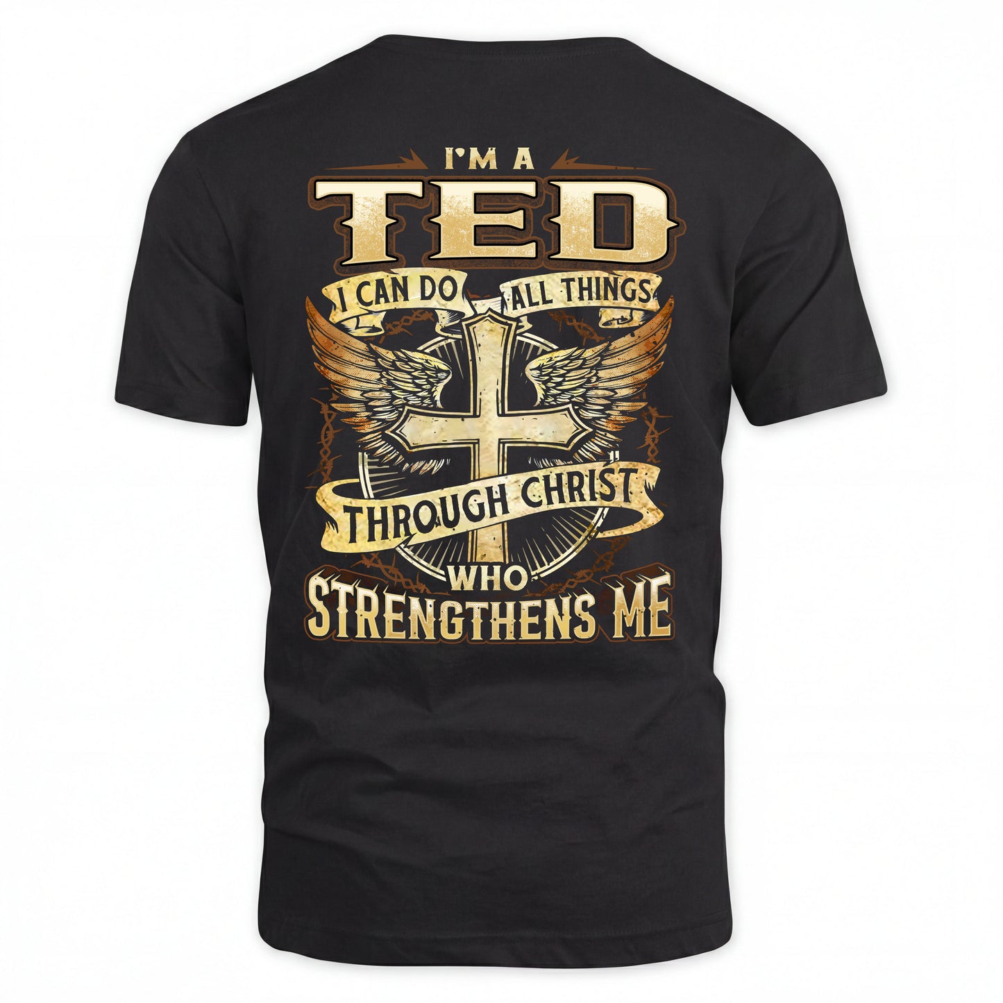 TED HH88-K2–Personalized Name Quote T-Shirt