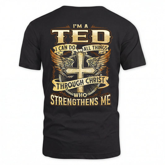 TED HH88-K2–Personalized Name Quote T-Shirt