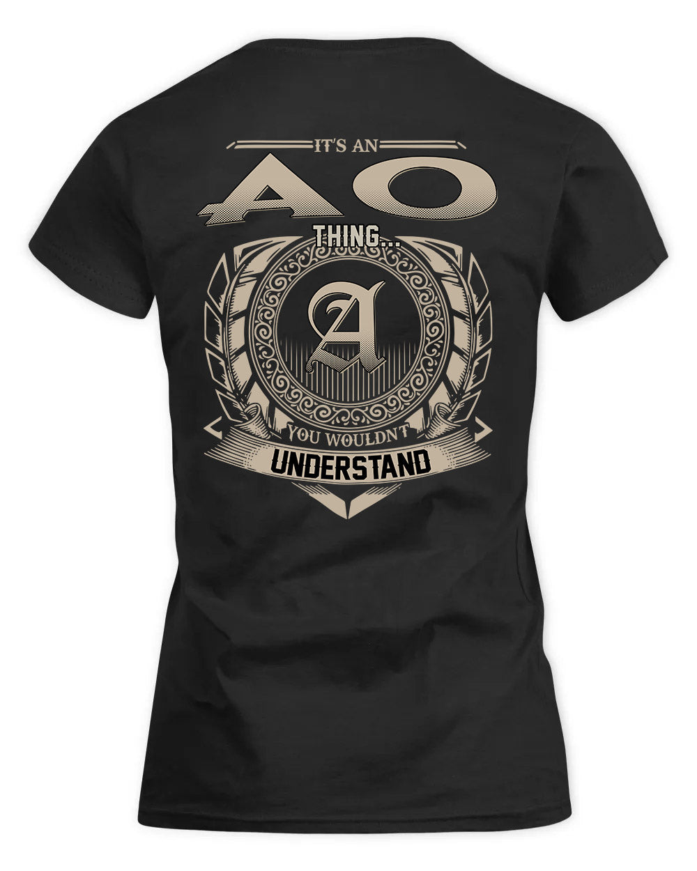 AO HH88-K2–Personalized Name Quote Apparel “It’s a/an NAME Thing You Wouldn’t Understand”