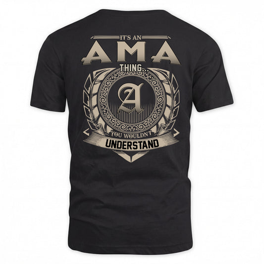 AMA HH88-K2–Personalized Name Quote Apparel “It’s a/an NAME Thing You Wouldn’t Understand”