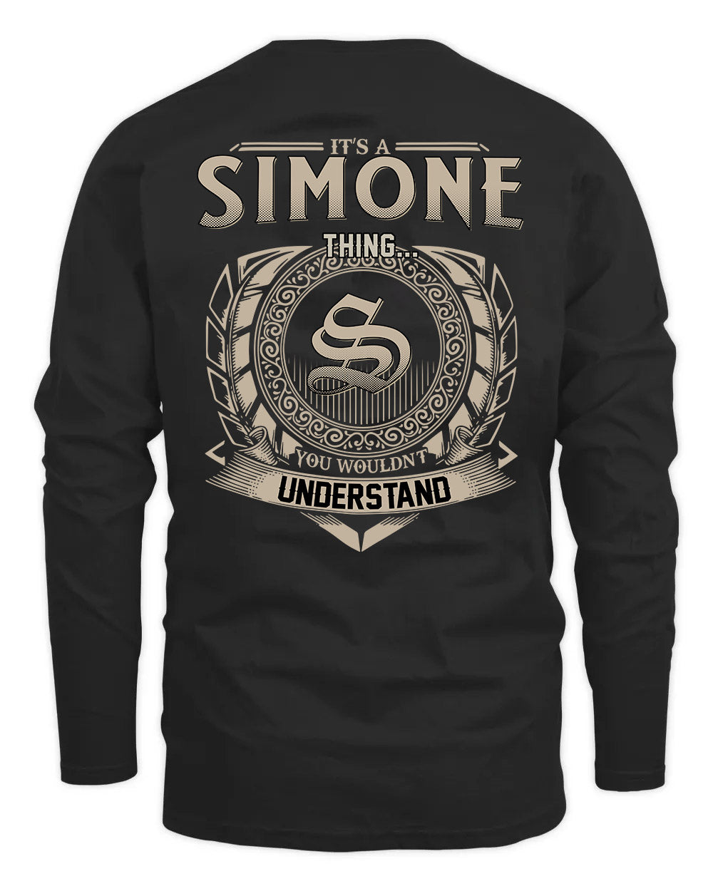SIMONE HH88-K2–Personalized Name Quote Apparel “It’s a/an NAME Thing You Wouldn’t Understand”