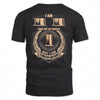 II 2K-101–Personalized Name Quote Apparel “I Am NAME May Not Be Perfect But I Am Limited Edition”