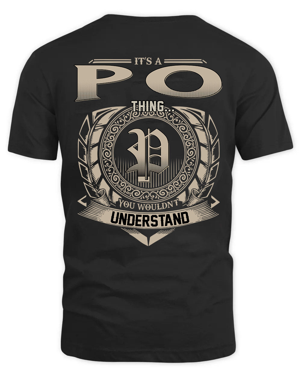 PO HH88-K2–Personalized Name Quote Apparel “It’s a/an NAME Thing You Wouldn’t Understand”