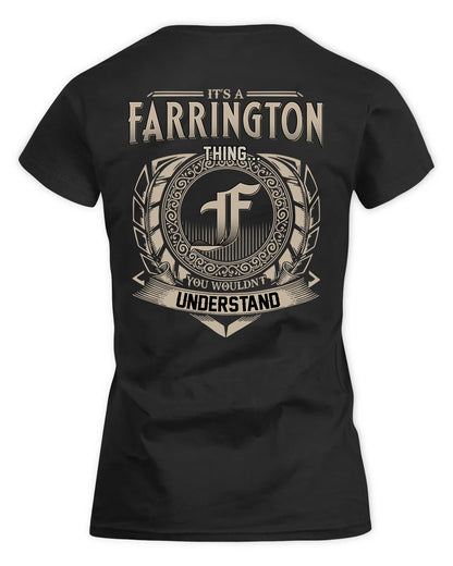 FARRINGTON HH88-K2–Personalized Name Quote Apparel “It’s a/an NAME Thing You Wouldn’t Understand”