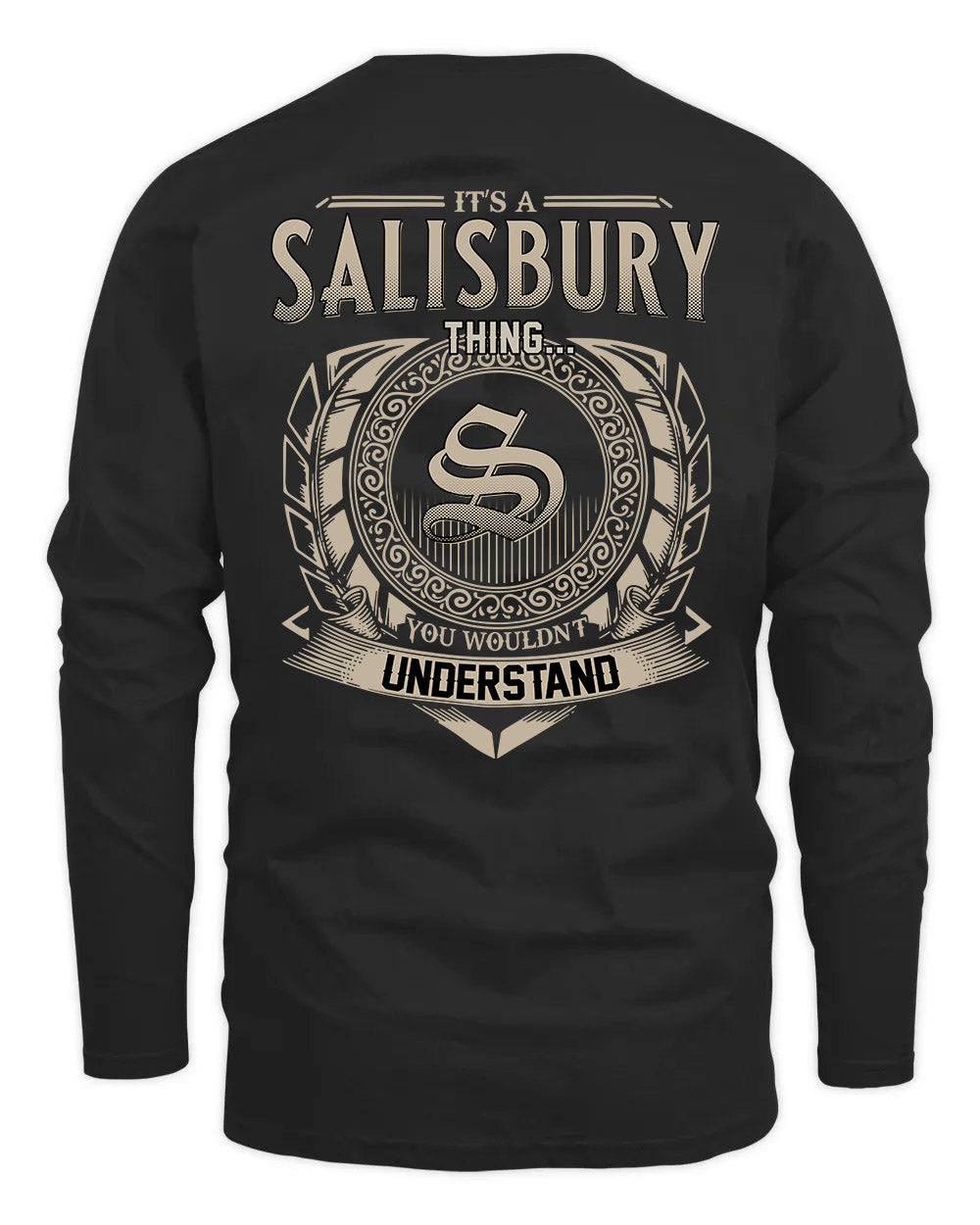 SALISBURY HH88-K2–Personalized Name Quote Apparel “It’s a/an NAME Thing You Wouldn’t Understand”