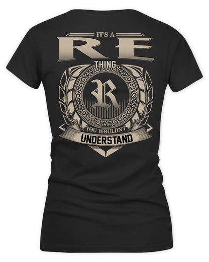 RE HH88-K2–Personalized Name Quote Apparel “It’s a/an NAME Thing You Wouldn’t Understand”