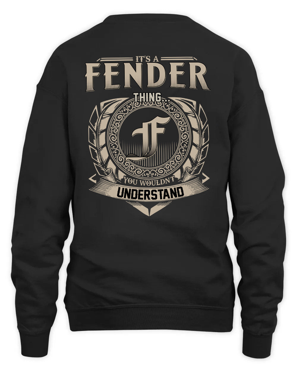 FENDER HH88-K2–Personalized Name Quote Apparel “It’s a/an NAME Thing You Wouldn’t Understand”