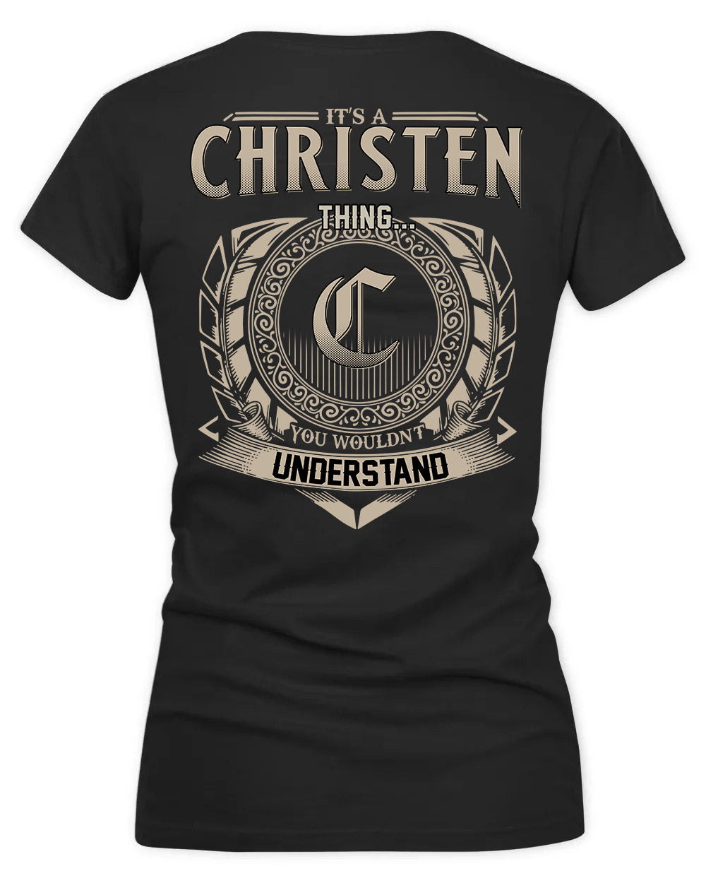 CHRISTENSEN HH88-K2–Personalized Name Quote Apparel “It’s a/an NAME Thing You Wouldn’t Understand”