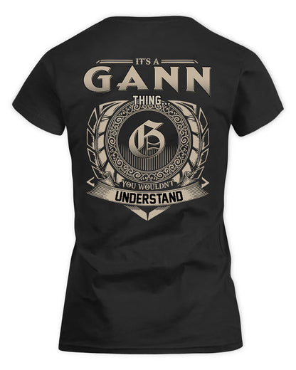 GANN HH88-K2–Personalized Name Quote Apparel “It’s a/an NAME Thing You Wouldn’t Understand”