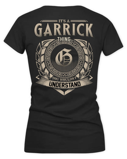 GARRIDO HH88-K2–Personalized Name Quote Apparel “It’s a/an NAME Thing You Wouldn’t Understand”