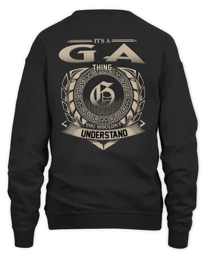 GA HH88-K2–Personalized Name Quote Apparel “It’s a/an NAME Thing You Wouldn’t Understand”