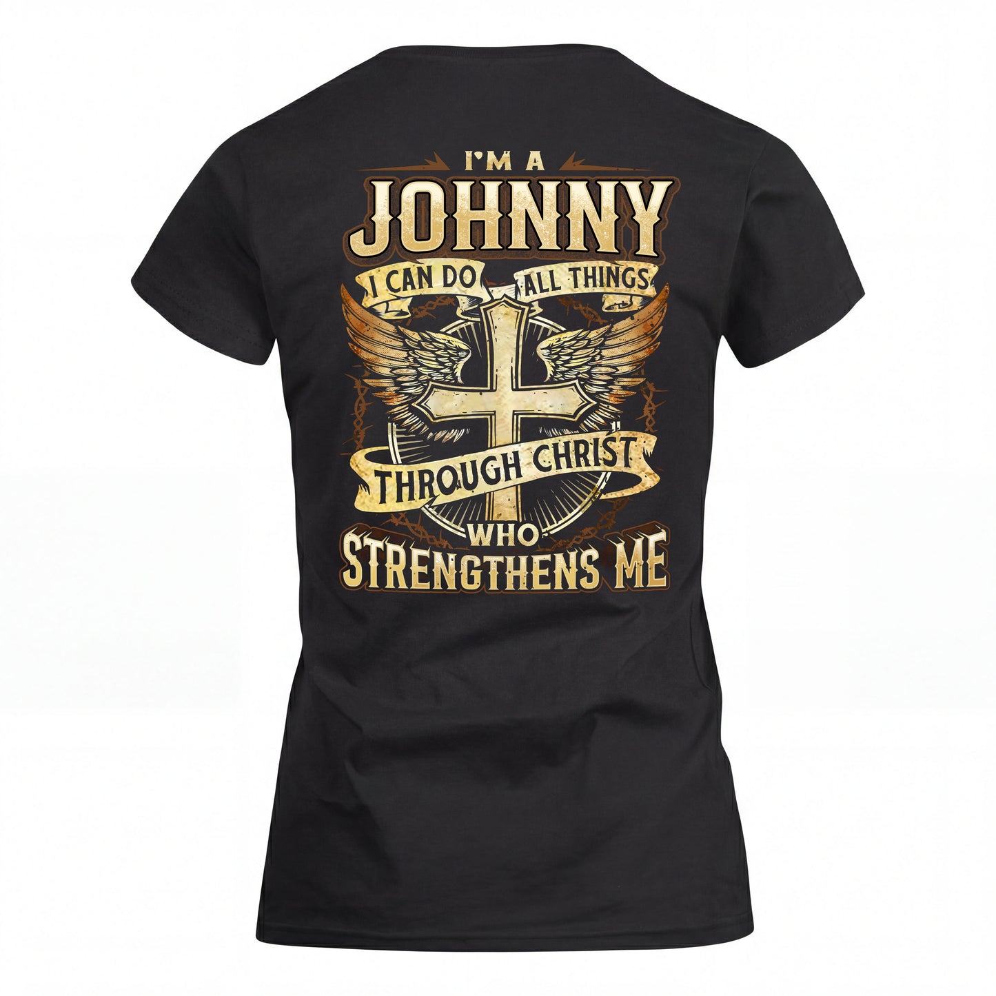JOHNNY HH88-K2–Personalized Name Quote T-Shirt
