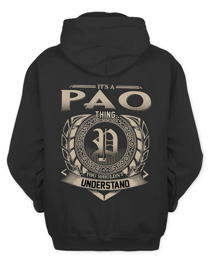 PAO HH88-K2–Personalized Name Quote Apparel “It’s a/an NAME Thing You Wouldn’t Understand”