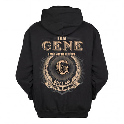 GENE 2K-101–Personalized Name Quote Apparel “I Am NAME May Not Be Perfect But I Am Limited Edition”