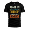 GUILLORY HH88-K2–Personalized Funny Quote Apparel “Life Without NAME Would Be Boring”