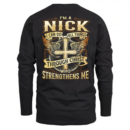 NICK HH88-K2–Personalized Name Quote T-Shirt