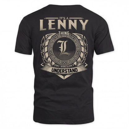 LENNY HH88-K2–Personalized Name Quote Apparel “It’s a/an NAME Thing You Wouldn’t Understand”