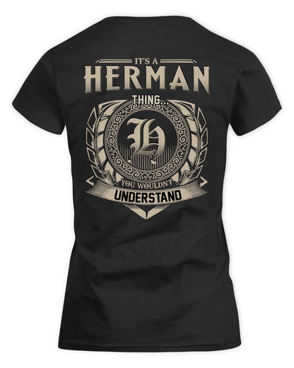 HERMAN HH88-K2–Personalized Name Quote Apparel “It’s a/an NAME Thing You Wouldn’t Understand”