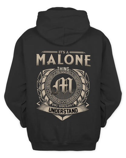 MALONE HH88-K2–Personalized Name Quote Apparel “It’s a/an NAME Thing You Wouldn’t Understand”