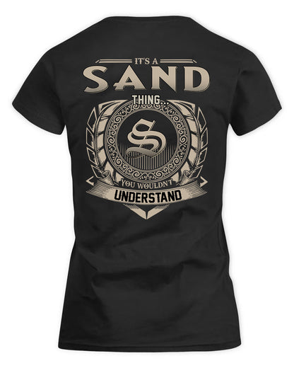 SANDBERG HH88-K2–Personalized Name Quote Apparel “It’s a/an NAME Thing You Wouldn’t Understand”