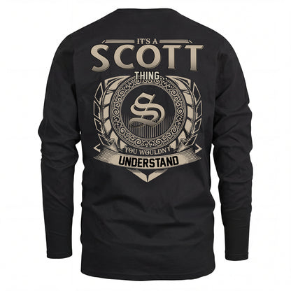 SCOTT HH88-K2–Personalized Name Quote Apparel “It’s an NAME Thing You Wouldn’t Understand”