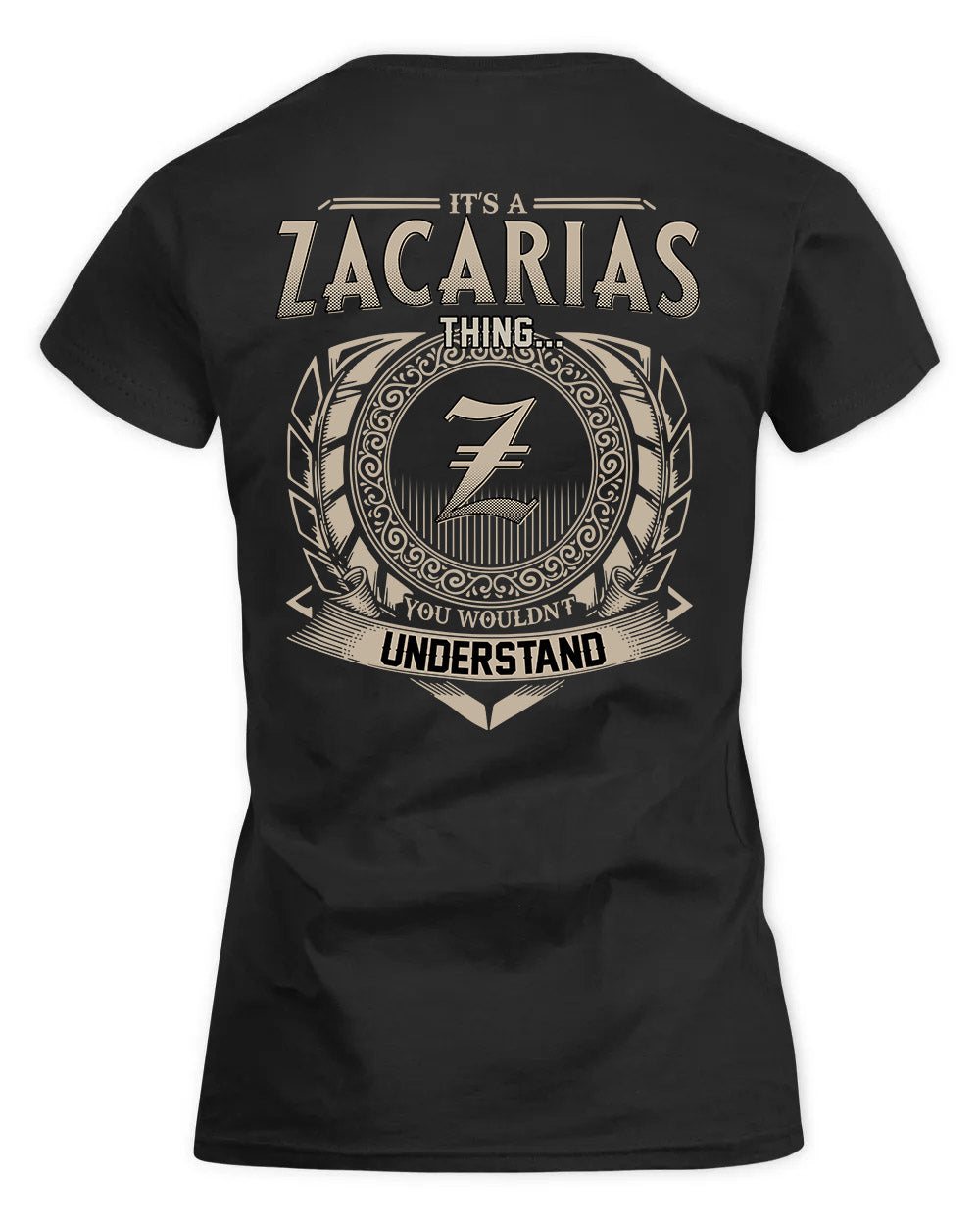 ZACHERY HH88-K2–Personalized Name Quote Apparel “It’s a/an NAME Thing You Wouldn’t Understand”