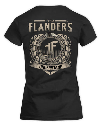 FLANDERS HH88-K2–Personalized Name Quote Apparel “It’s a/an NAME Thing You Wouldn’t Understand”