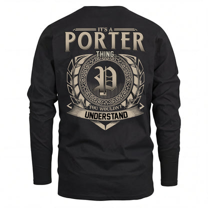 PORTER HH88-K2–Personalized Name Quote Apparel “It’s an NAME Thing You Wouldn’t Understand”