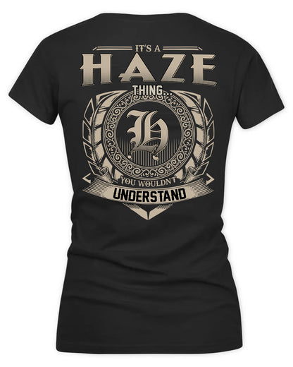 HAZEL HH88-K2–Personalized Name Quote Apparel “It’s a/an NAME Thing You Wouldn’t Understand”