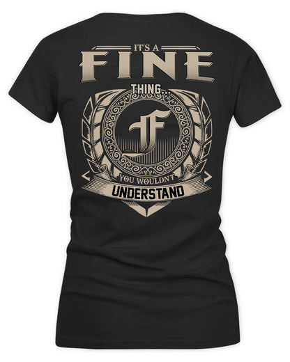 FINK HH88-K2–Personalized Name Quote Apparel “It’s a/an NAME Thing You Wouldn’t Understand”