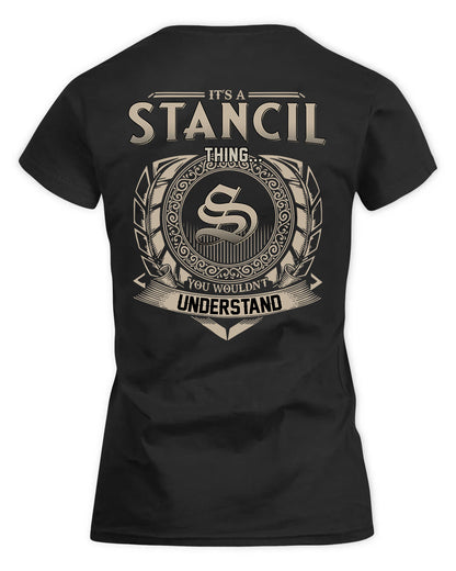 STANFIELD HH88-K2–Personalized Name Quote Apparel “It’s a/an NAME Thing You Wouldn’t Understand”