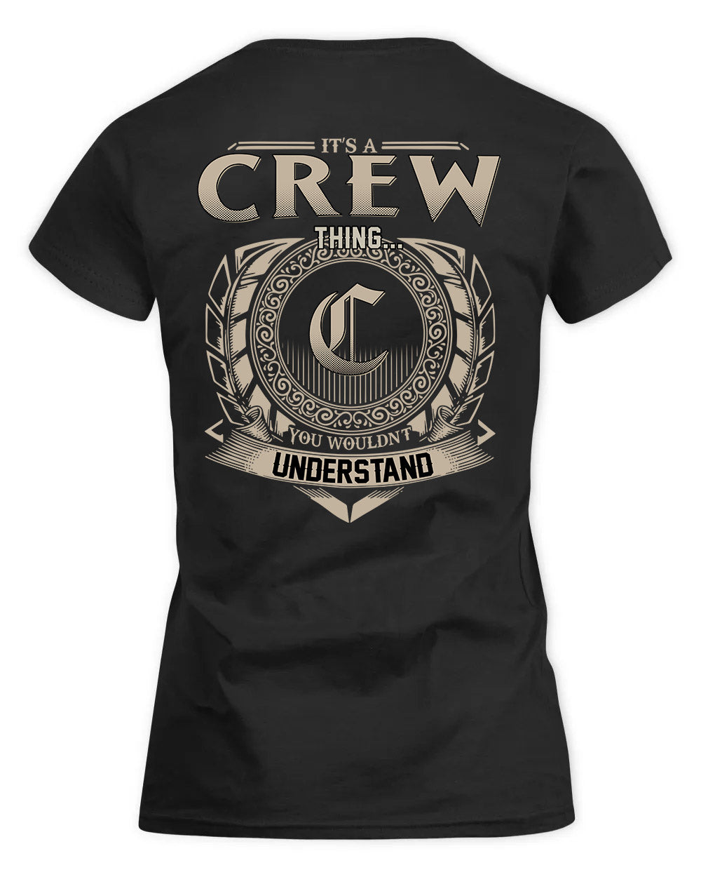 CREW HH88-K2–Personalized Name Quote Apparel “It’s a/an NAME Thing You Wouldn’t Understand”