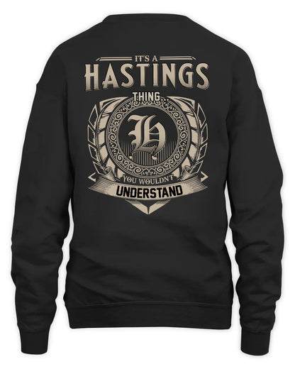 HASTINGS HH88-K2–Personalized Name Quote Apparel “It’s a/an NAME Thing You Wouldn’t Understand”