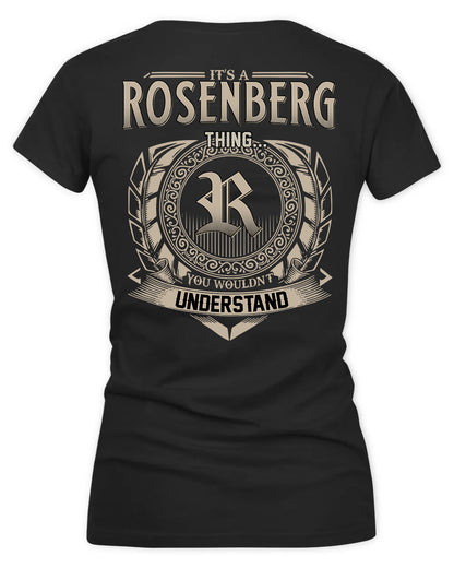 ROSENBERG HH88-K2–Personalized Name Quote Apparel “It’s a/an NAME Thing You Wouldn’t Understand”