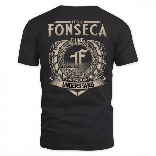 FONSECA HH88-K2–Personalized Name Quote Apparel “It’s a/an NAME Thing You Wouldn’t Understand”