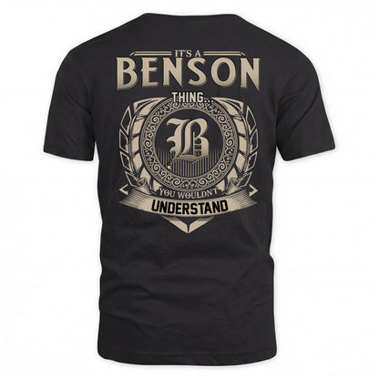 BENSON HH88-K2–Personalized Name Quote Apparel “It’s a/an NAME Thing You Wouldn’t Understand”