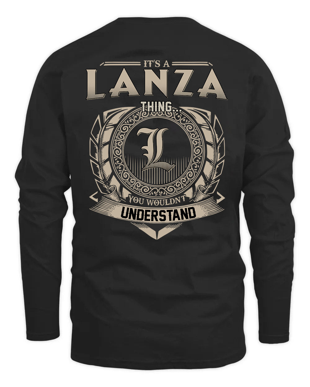 LANZA HH88-K2–Personalized Name Quote Apparel “It’s a/an NAME Thing You Wouldn’t Understand”