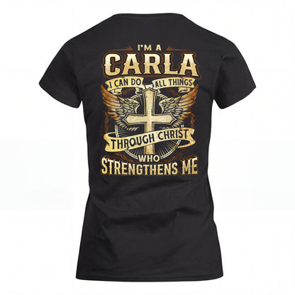 CARLA HH88-K2–Personalized Name Quote T-Shirt