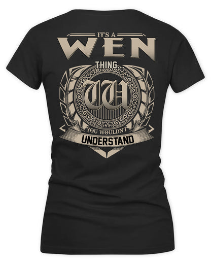 WEN HH88-K2–Personalized Name Quote Apparel “It’s a/an NAME Thing You Wouldn’t Understand”