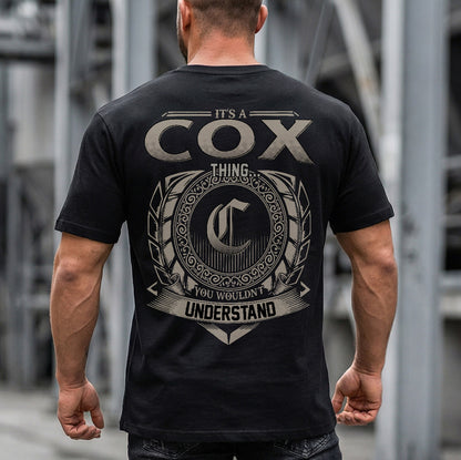 COX HH88-K2–Personalized Name Quote Apparel “It’s an NAME Thing You Wouldn’t Understand”