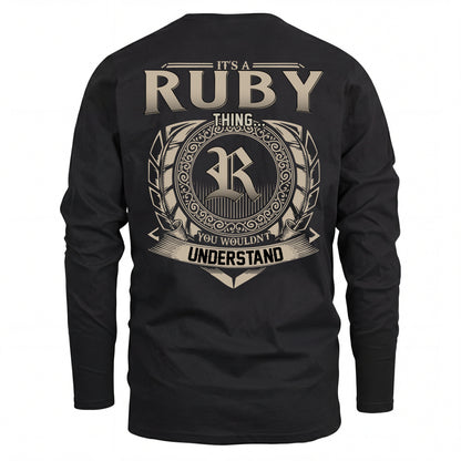 RUBY HH88-K2–Personalized Name Quote Apparel “It’s an NAME Thing You Wouldn’t Understand”
